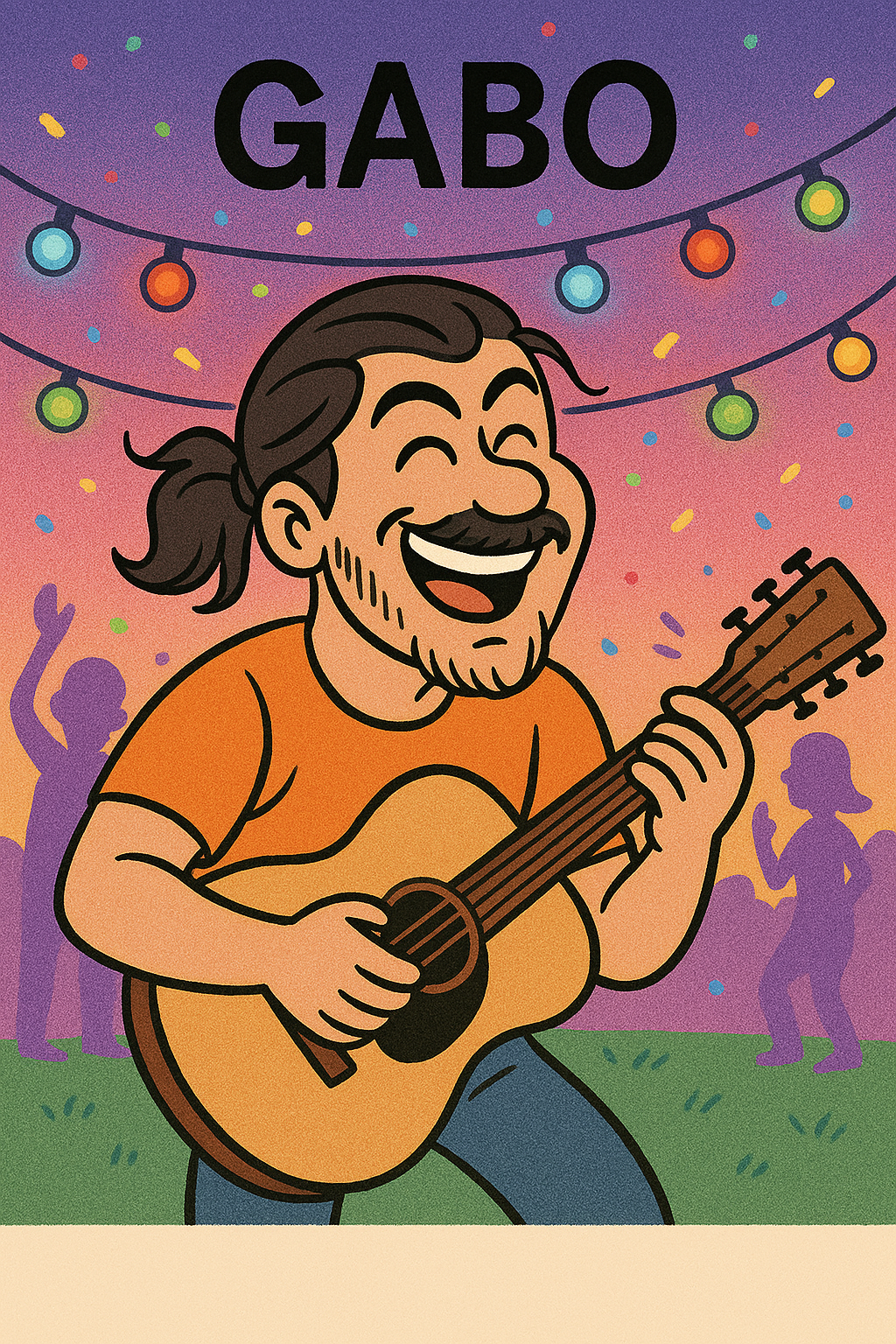 Caricatura de Gabo